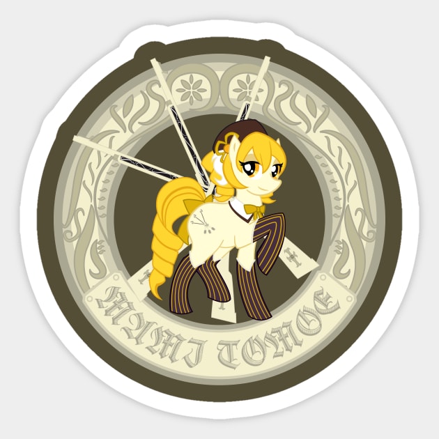 Friendship is Magica - Mami Sticker by Novanator